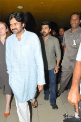 Pawan Kalyan Watched Rangasthalam along with Ram Charan